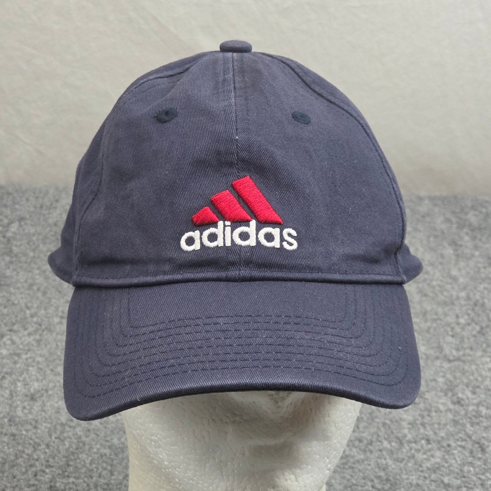 Adidas Cap L XL Navy Blue Dad Hat Sporty Casual Logo Golf Fitness Athleisure Y2K